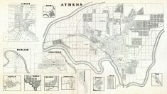 Albany, Richland, Amesville, Federal, Millfield, Coolville, Kilvert, Athens, Pleasant Valley, Mechanicsburg, Detroit, Torch, Tyler, Athens County 1905